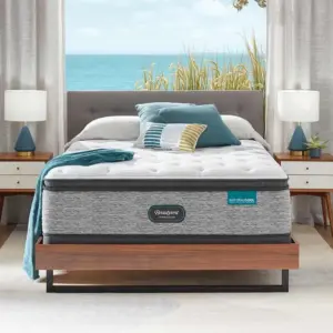 SIMMONS HARMONY MEDIUM FIRM PILLOW TOP QUEEN 2 Y MEDIA PLAZAS