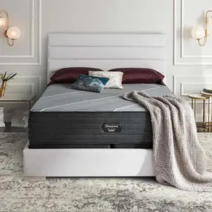SIMMONS COLCHON NATASHA Y  HYBRYD MEMORY FOAM lUXUR FIRM  QUEEN 2 PLAZAS Y MEDIA