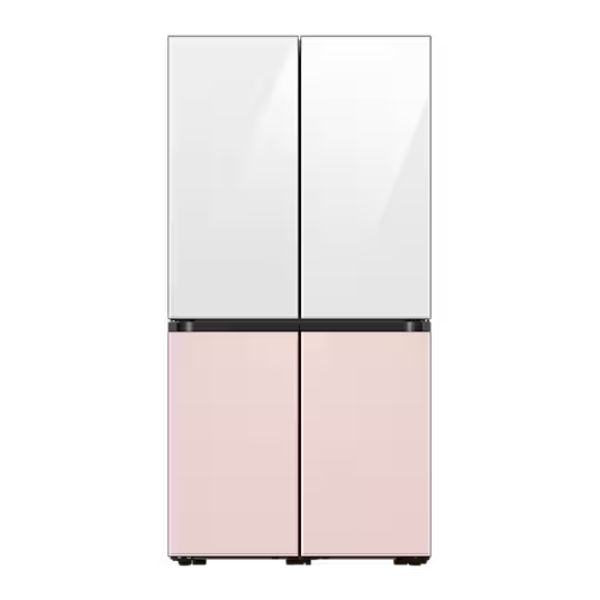 SAMSUNG NEVERA BESPOKE FDR 4 DOORS BLANCO Y ROSA CAPACIDAD 640 LITROS MODELO RF60A91R18C-AP