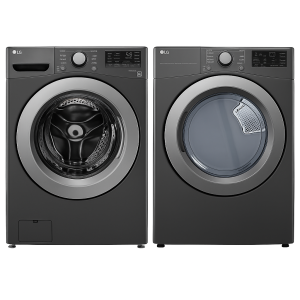 COMBO LG TIPO TORRES LAVADORA Y SECADORA 25 KG GRIS