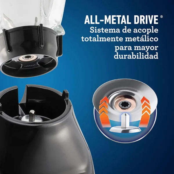 OSTER LICUADORA 2 VELOCIDADES 1.5LT BLACK - Imagen 8