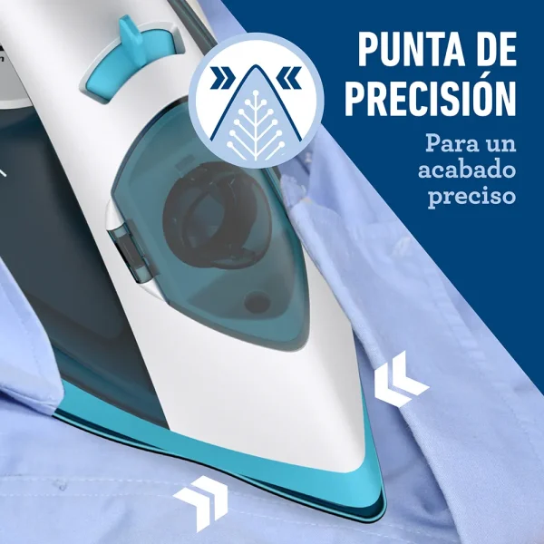 OSTER PLANCHA DE VAPOR 40% AEROCERAMIC CELESTE - Imagen 6