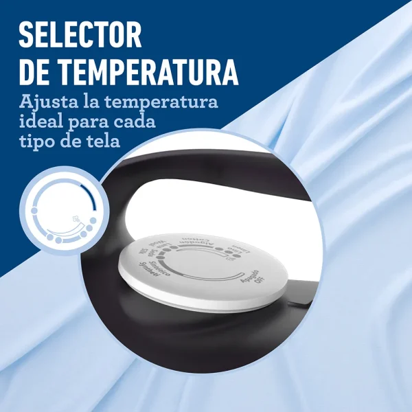 OSTER PLANCHA DE VAPOR 40% AEROCERAMIC CELESTE - Imagen 8
