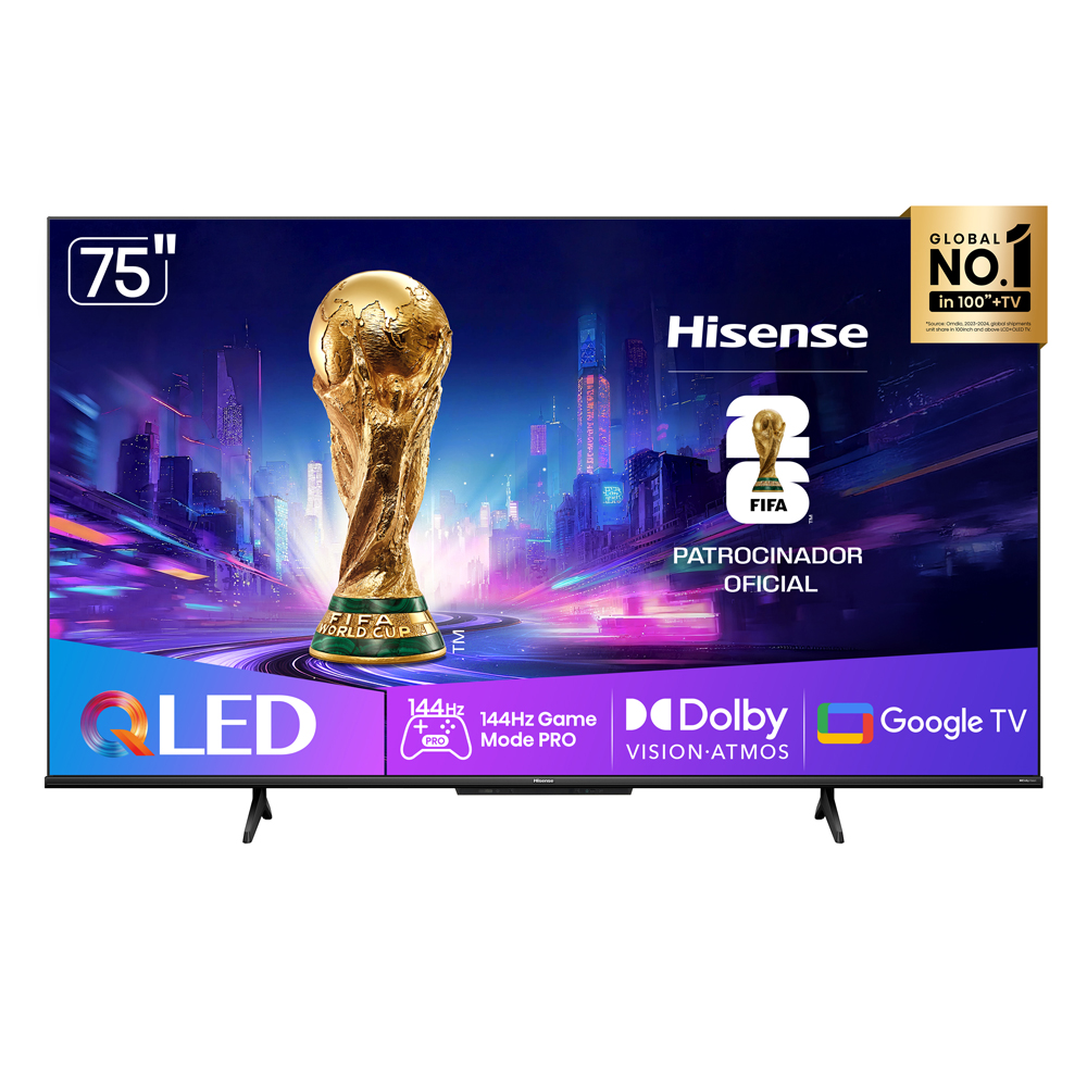 HISENSE TELEVISOR QLED 75 GAMING MODELO Q7QG