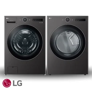 COMBO LG IA APILABLE LAVADORA SECADORA 23 KG BLACK