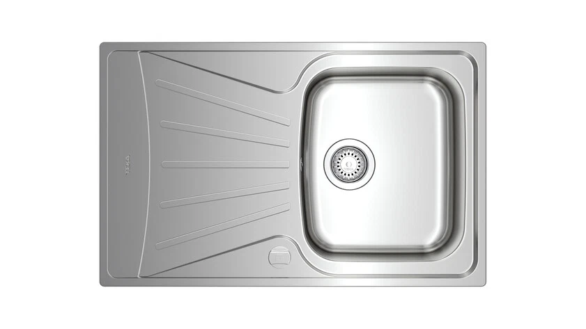 TEKA FREGADERO ENCASTRADO DE ACERO INOXIDABLE MODELO TEKAWAY STARBRIGHT 45 E-XP 1B 1D REV - Imagen 2
