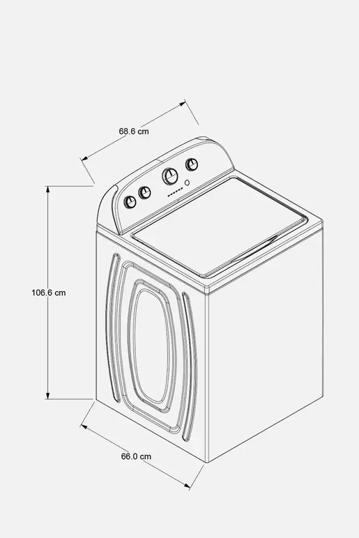 WHIRLPOOL LAVADORA 19 KG MODELO WH-7MWTW1904LM AMERICANA - Imagen 3